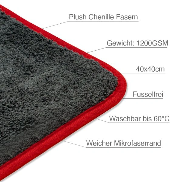 Liquid Elements - Ultra Finish Mikrofaser Finish-Tuch 40x40cm 1200GSM